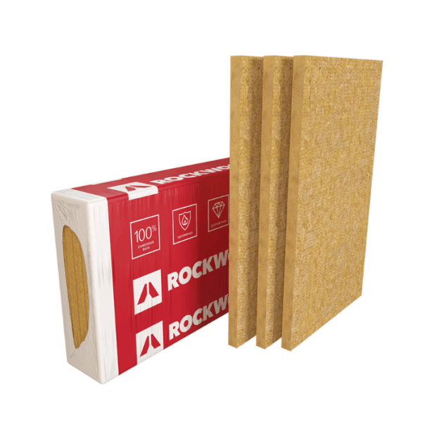Минеральная вата ROCKWOOL Кавити Баттс 45 кг/м3 1000х600х50 мм х 12 шт (0,36 м3/упак; 7,2 м2/упак), упак